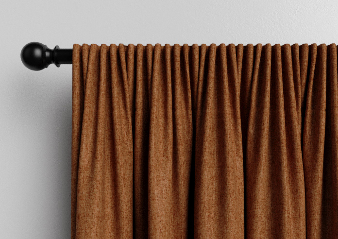 Harris, Burnt Orange - Made to Measure Curtains - Image 9